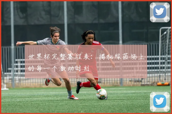 世界杯完整赛程表：揭秘绿茵场上的每一个激动时刻